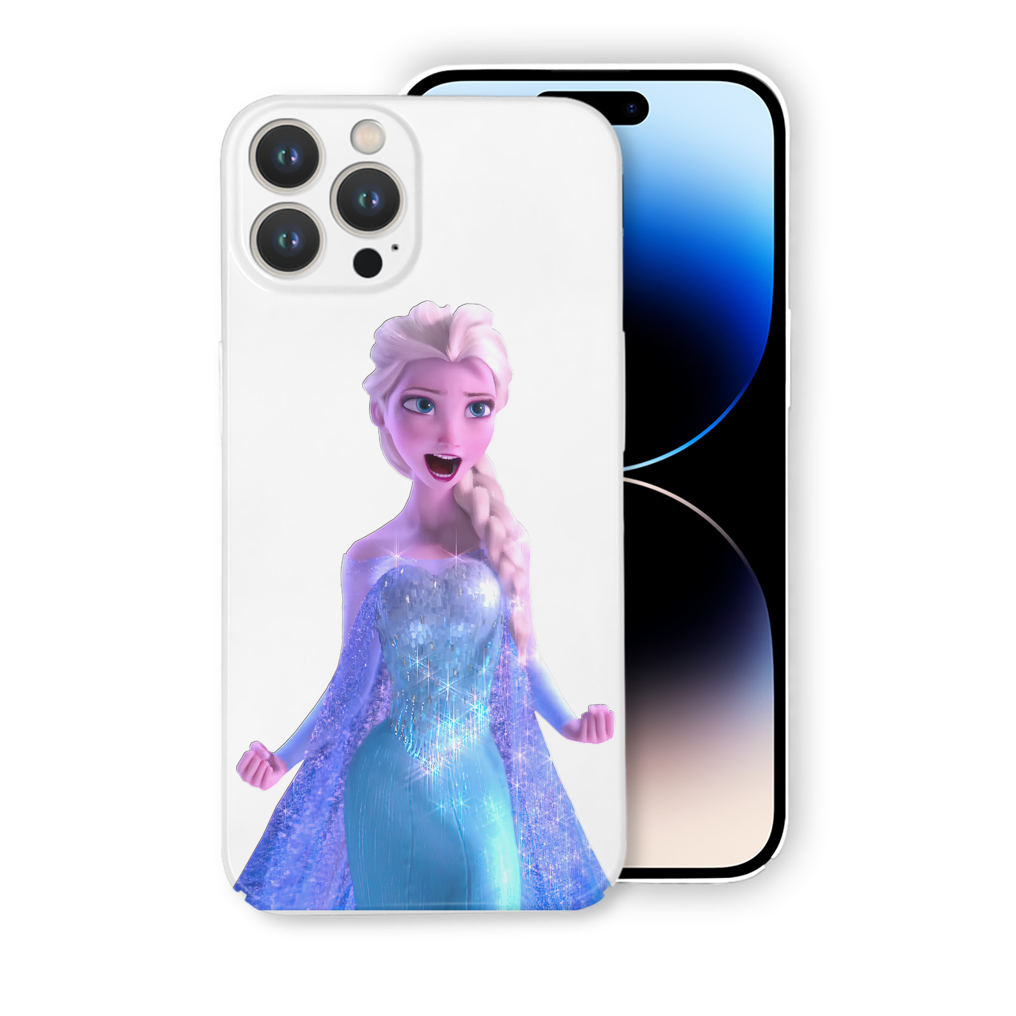 （画像用） アナと雪の女王 アンナ エルサ Frozen Anna Elsa 【iPhone 14シリーズ対応】ハードケース